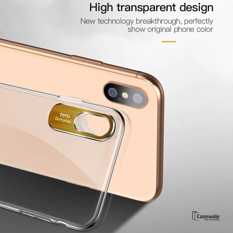 TOTU Original Transparent PC Coque Fundas Case For iPhone X