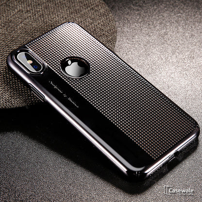 Luxury Plating Ultra Thin Hollow PC Case for Apple iPhone X