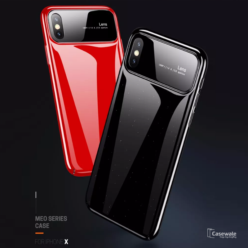 Luxury Smooth Ultra Thin Mirror Effect Case For iPhone X
