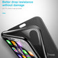 iPhone X Touchable Glass Flip Cover TPU Back Shell Case
