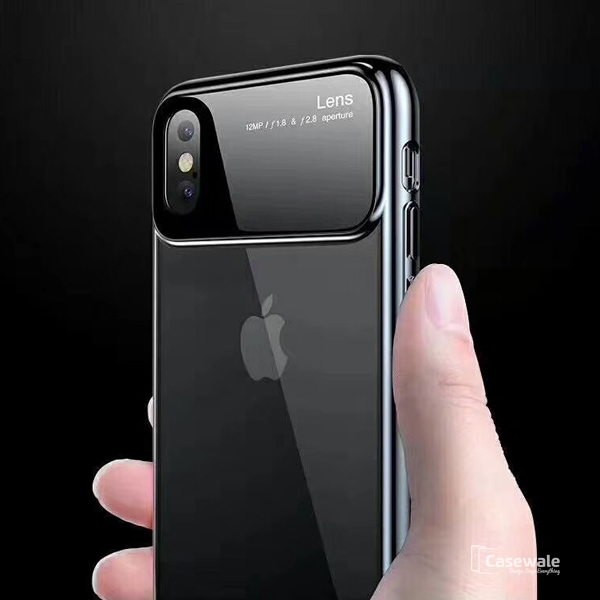 Soft TPU Border Mirror Effect Transparent Case For iPhone X