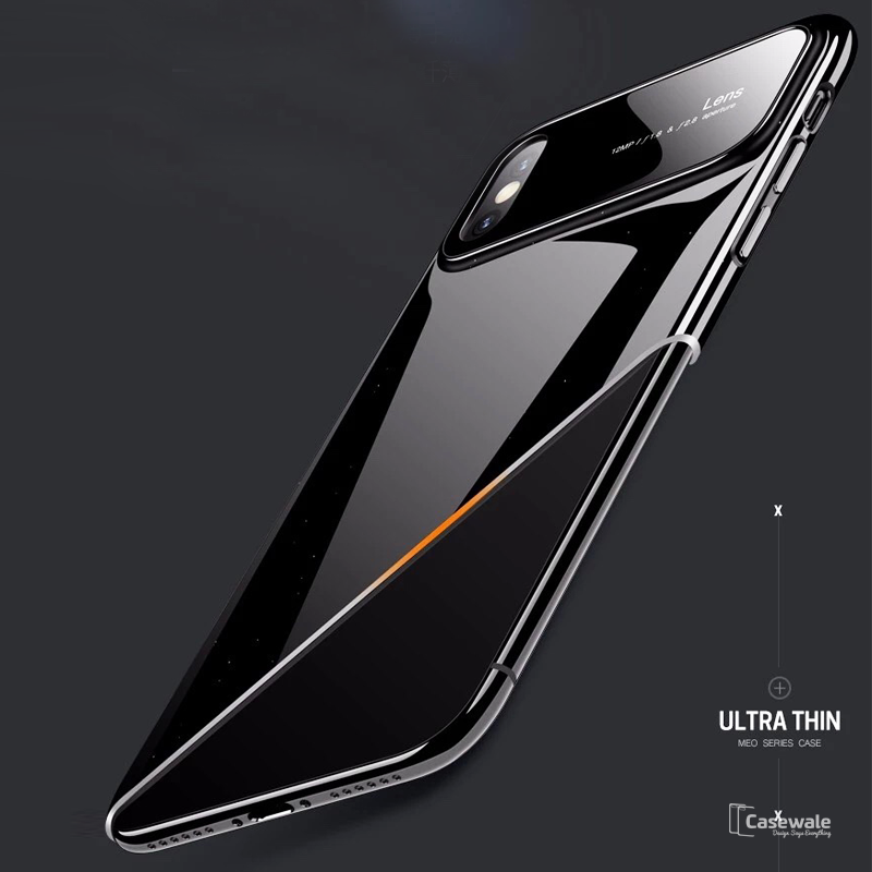 Luxury Smooth Ultra Thin Mirror Effect Case For iPhone X