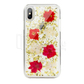 Original Flash Foil Petals Genuine Flower Case for iPhone X