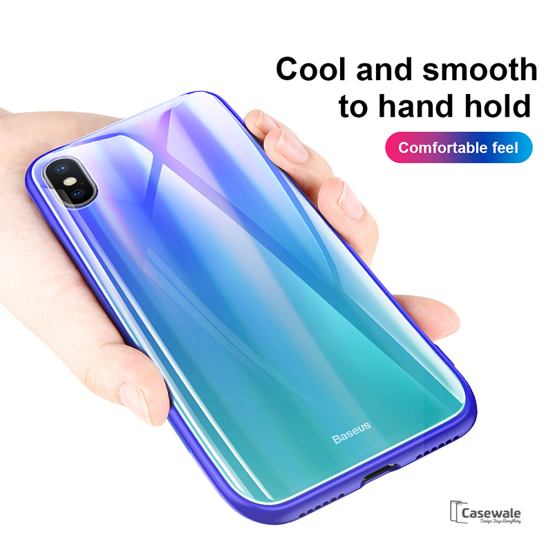 Baseus Aurora Series Electroplating Phone Case for iPhone X