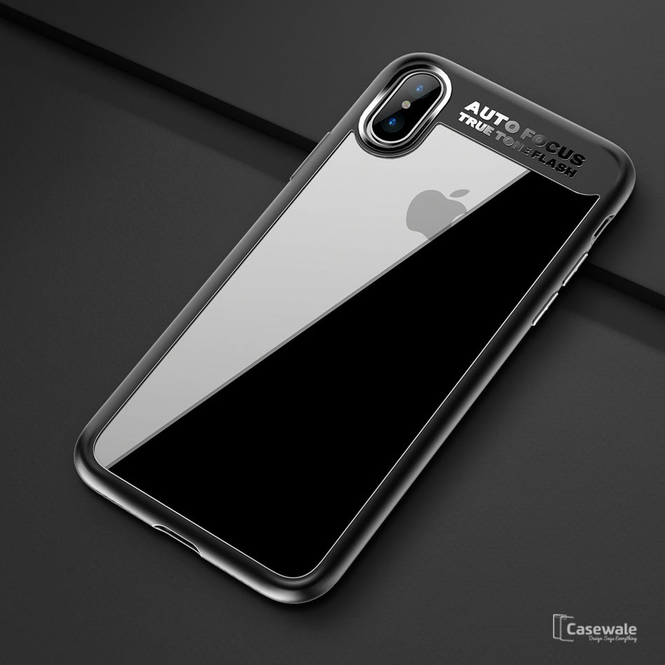 Full Protective Transparent TPU Auto Focus Case for iPhone X [Best Selling Case]
