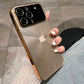 iPhone 12 Series Shiny Logo Engraved Camera Protection Case
