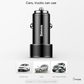Baseus 36W Dual USB Quick Car Charger for iPhone Samsung