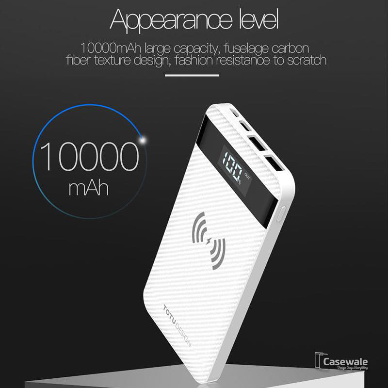 TOTU 10000mah QI Wireless Charger