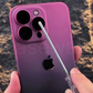 iPhone 12 Series Gradient Frosted Lanyard Case with Lens Protector