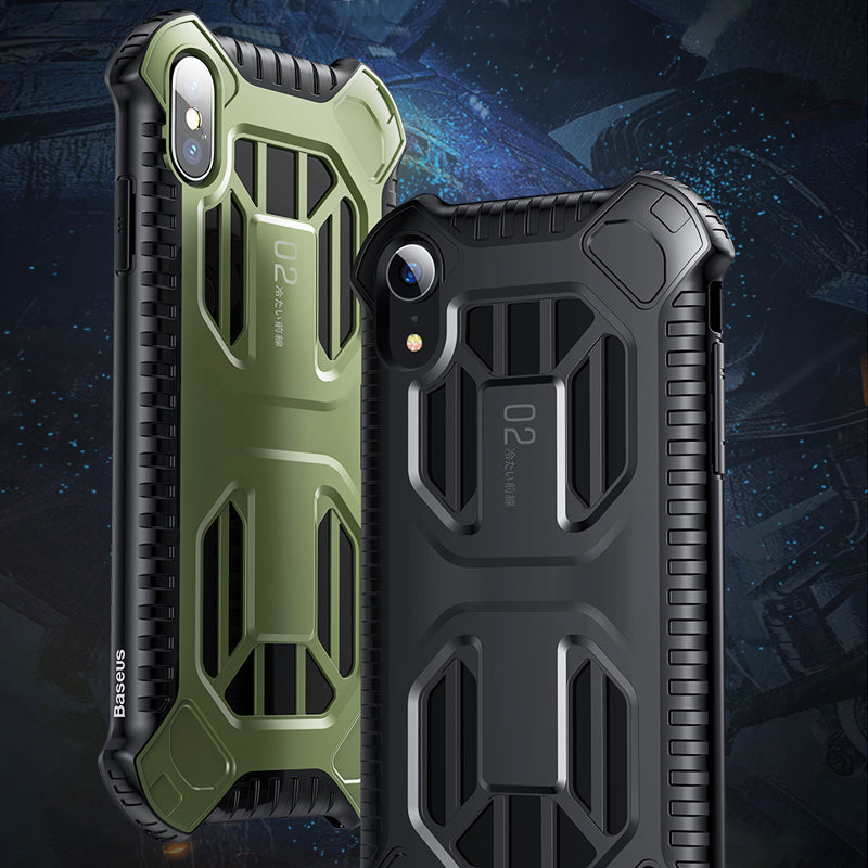Baseus Military Armor Protective Phone Case For iPhone X