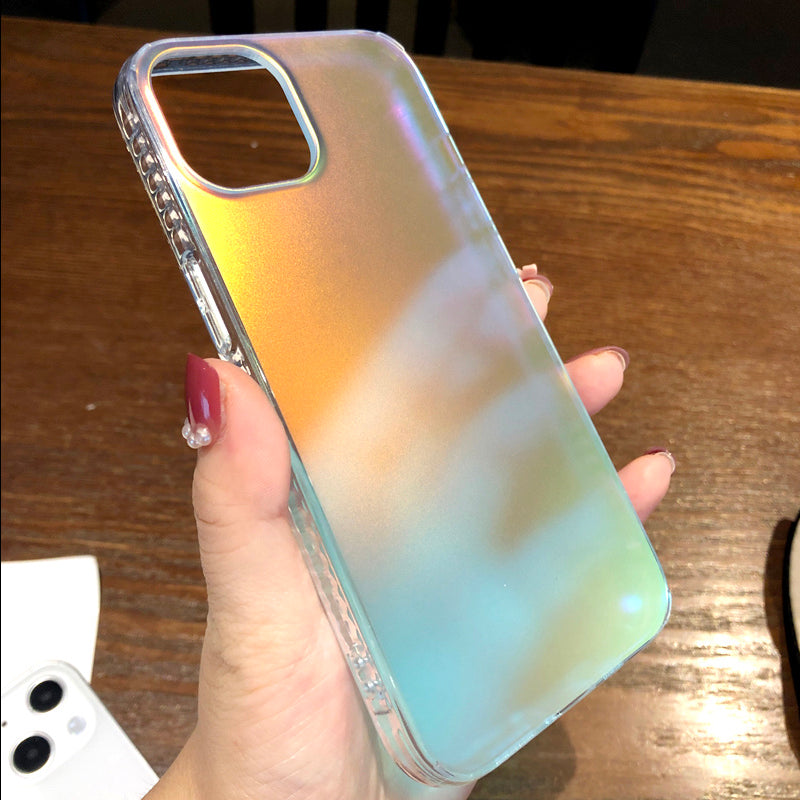 iPhone 13 Series Luxury Matte Laser Aurora Case