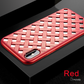 Luxury Grid Weave Hollow Ultra Thin Case for iPhone X