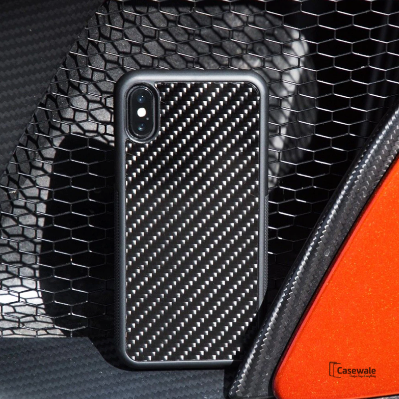 Real Carbon Fiber Phone Case for Apple iPhone X