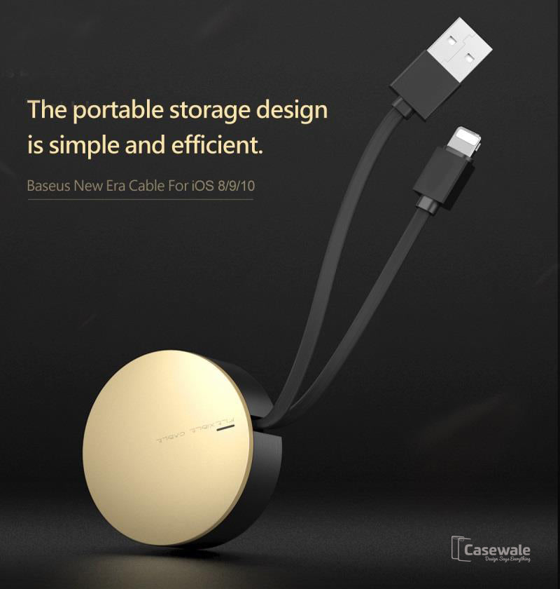 Retractable USB Cable for iPhone