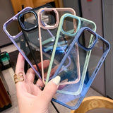 iPhone 11 Series Soft Transparent Metal Camera Protection Case