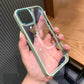 iPhone 12 Series Soft Transparent Metal Camera Protection Case