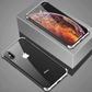 Frameless Magnetic Double Sided Glass Case for iPhone