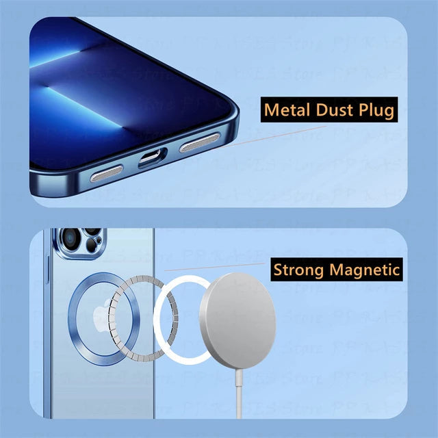 iPhone 12 Series New Generation Electroplating Magsafe Case