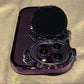 iPhone Series Astronaut Lens Bracket Electroplated Phone Case