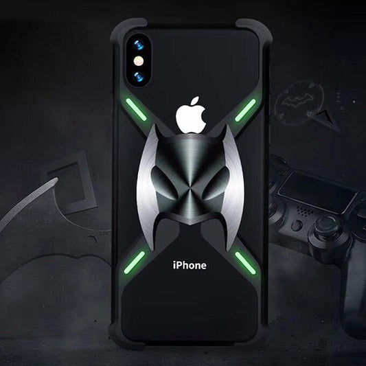 2nd Generation Batman Metal Bumper Shockproof Case for iPhone X Series