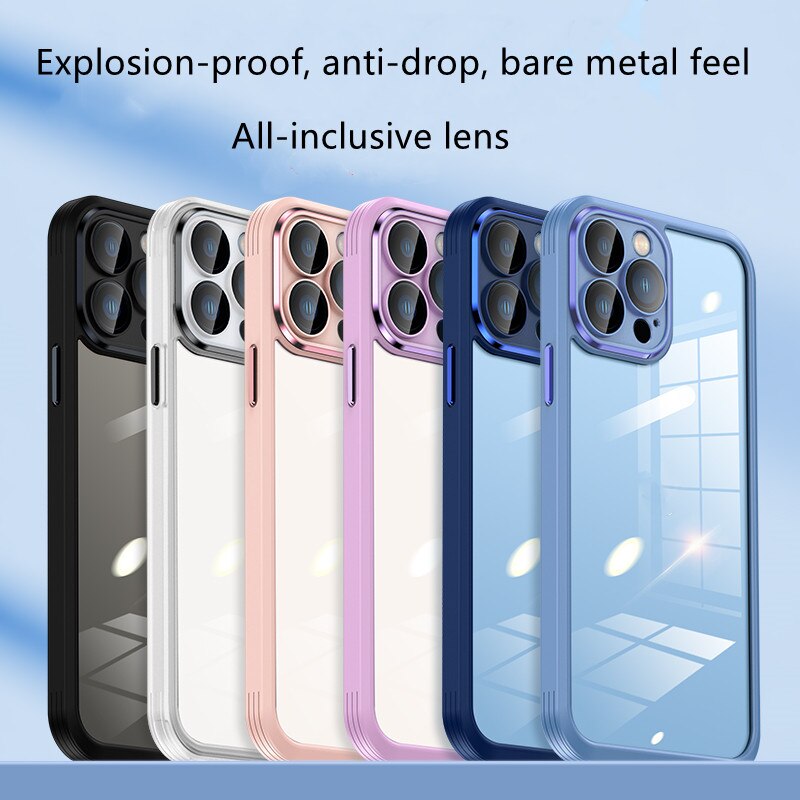 iPhone 14 Series Special Edition Metal Lens Ring Case